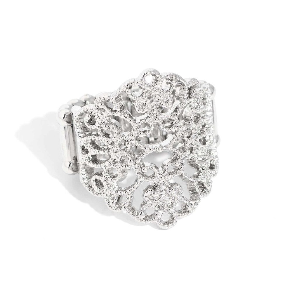 Glistening Gentry - Silver Ring - Picture 2 of 2